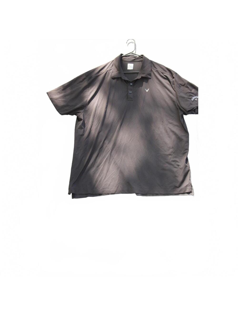 Callaway Men's Opti-Dri Performance Golf Polo Shirt Black 2XL